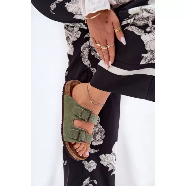  Női papucs BIG STAR SHOES RR274A393 ZÖLD 