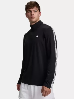 Férfi póló UNDER ARMOUR UA TECH TAPING 1/2 ZIP 6012357-001 FEKETE