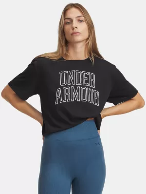 Női póló UNDER ARMOUR RIVAL OS CAMPUS TEE 6007883-001 FEKETE