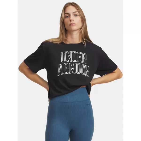  Női póló UNDER ARMOUR RIVAL OS CAMPUS TEE 6007883-001 FEKETE 