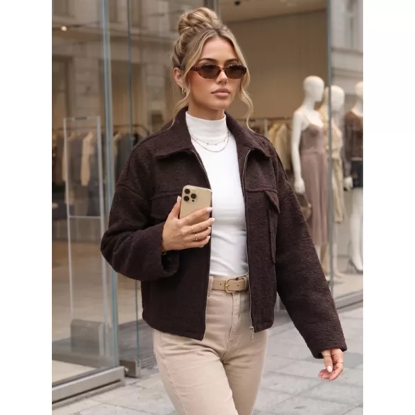  Női kabát DSTREET TY6058 BARNA 