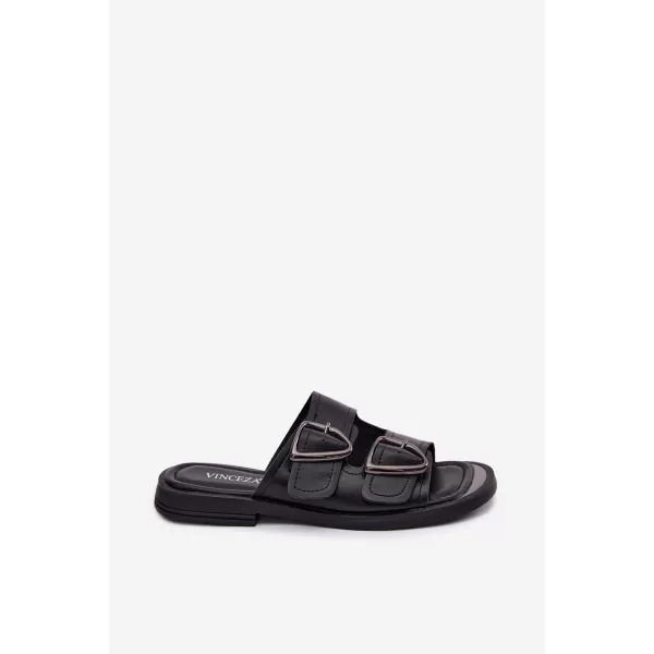  Női papucs VINCEZA 62304 FEKETE 