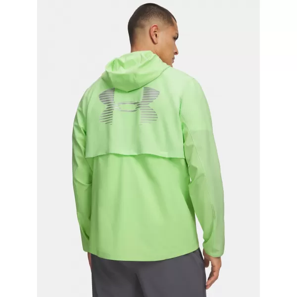  Férfi dzseki UNDER ARMOUR VELOCITI PRO STORM JACKET 6005897-712 ZÖLD 