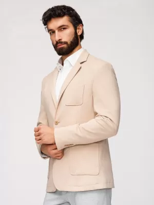 Férfi dzseki OMBRE M165 BÉZS