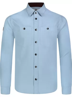 Férfi flanel ing NORDBLANC HAZE NBSSM8370 KÉK