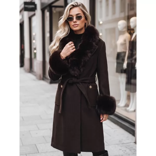  Női kabát DSTREET TY6076 BARNA 