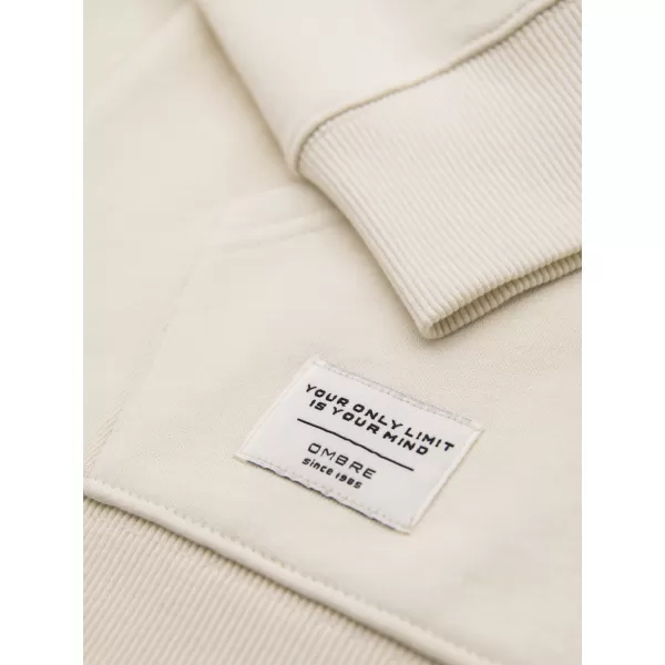  Férfi pulóver OMBRE OM-SSBZ-0272 KRÉM 
