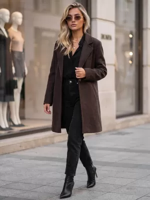 Női kabát DSTREET NY0814 BARNA