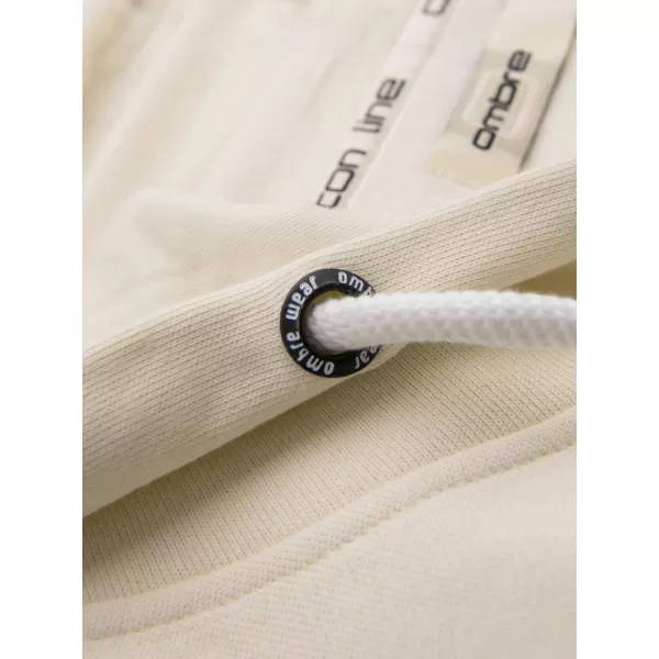  Férfi pulóver OMBRE OM-SSBZ-0272 KRÉM 