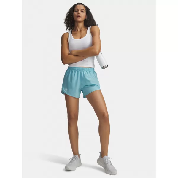  Női rövidnadrág UNDER ARMOUR UA FLY BY 3 SHORTS 1382438-425 KÉK 