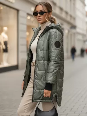 Női kabát DSTREET TY5789 ZÖLD