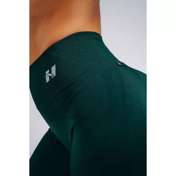  Magas derekú extra push-up leggings NEBBIA PRIMAL 850 SÖTÉTZÖLD 