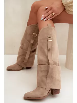 Női csizma BOTO 7699A KHAKI