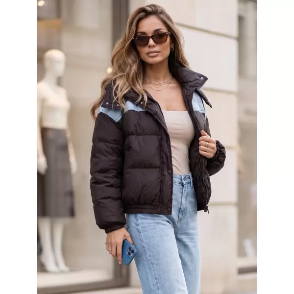  Női kabát DSTREET TY6088 BARNA 