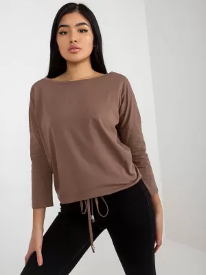 Női blúz BASIC FEEL GOOD RV-BZ-4691.26 BARNA
