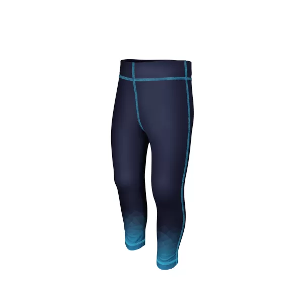  Gyerek funkcionális leggings WAMU MOZAIKA SÖTÉTKÉK 