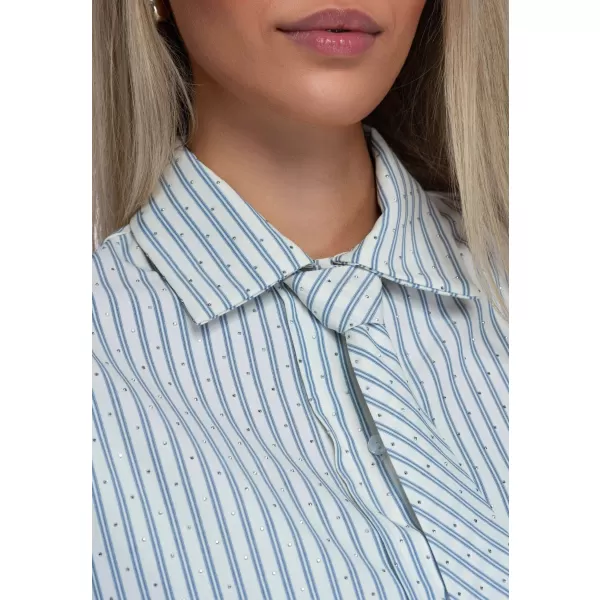  Női ing OMBRE OW-SH-E0069 KÉK 