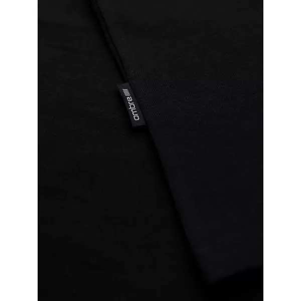  Férfi póló OMBRE OM-TSBS-0268 FEKETE 
