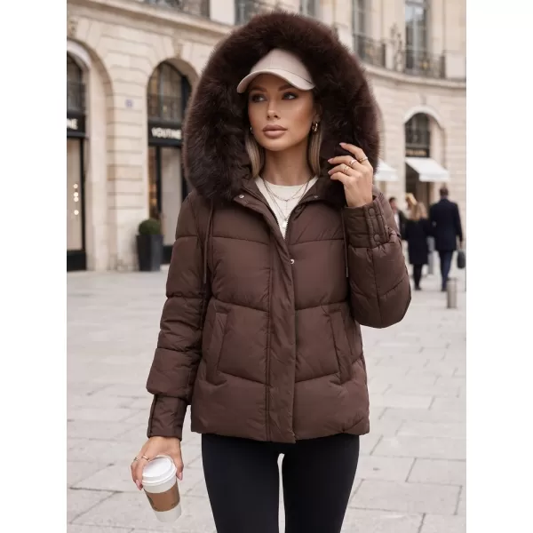  Női kabát DSTREET TY5894 BARNA 