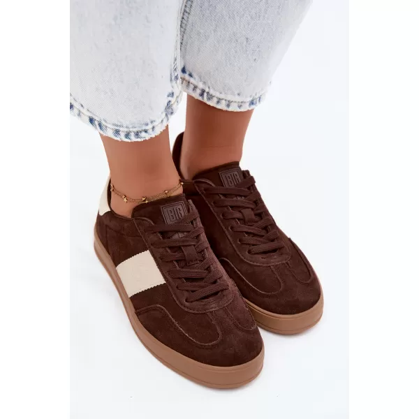  Női tornacipő BIG STAR SHOES UU274008 BARNA/BÉZS 