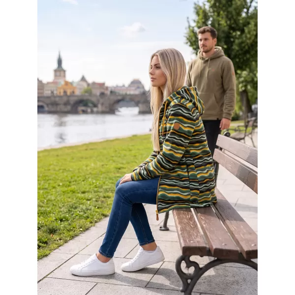  Női polár pulóver ALTISPORT ILANI KHAKI 