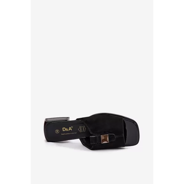  Női papucs D&A JC61-1002 FEKETE 