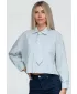 Női ing OMBRE OW-SH-E0069 KÉK