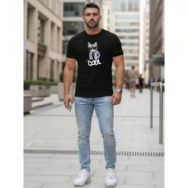 Férfi póló DSTREET NX5018R-BK FEKETE 
