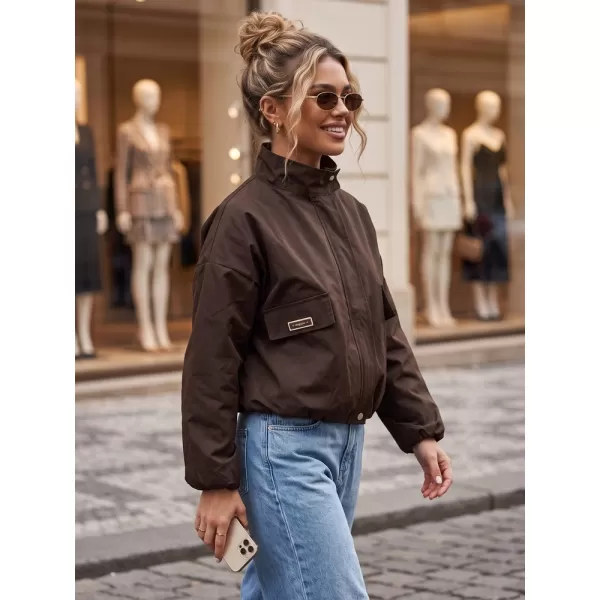  Női kabát DSTREET TY6022 BARNA 