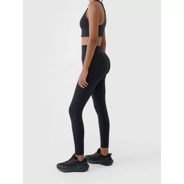  Női leggings 4F WAW25TTIGF242 MÉLYFEKETE 