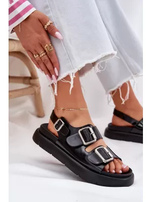 Női szandál BIG STAR SHOES RR274662 FEKETE