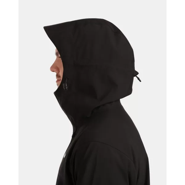  Hardshell férfi kabát KILPI MONTANA-M 1M0102KI FEKETE 