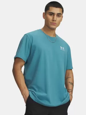 Férfi póló UNDER ARMOUR M LOGO EMB HEAVYWEIGHT SS 1373997-466 KÉK