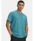 Férfi póló UNDER ARMOUR M LOGO EMB HEAVYWEIGHT SS 1373997-466 KÉK