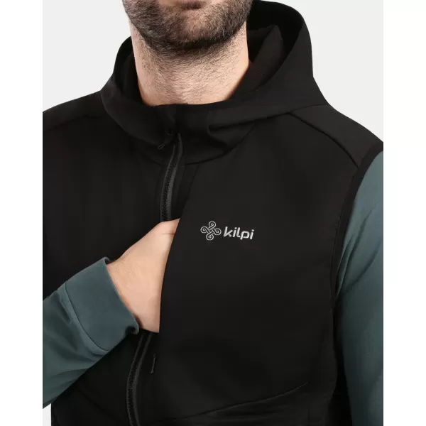  Férfi softshell mellény KILPI ENIA-M 1M0114KI FEKETE 