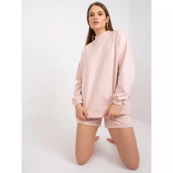  Női pulóver BASIC FEEL GOOD AP-BL-A-R001 ÉLÉNK RÓZSASZÍN 