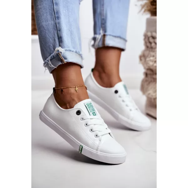  Női tornacipő BIG STAR SHOES GG274006 FEHÉR/ZÖLD 