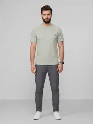 Férfi póló 4F WAW25TTSHM2373 MENTA