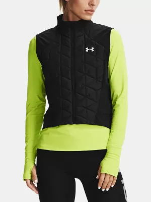 Női mellény UNDER ARMOUR CG REACTOR RUN STORM VEST 1355811-001 FEKETE