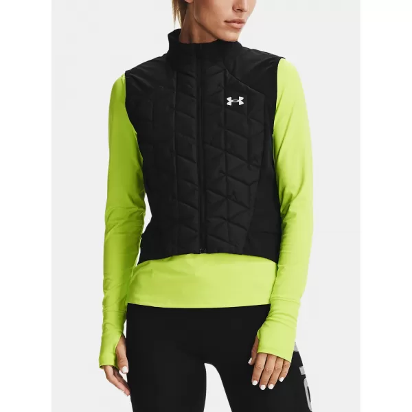  Női mellény UNDER ARMOUR CG REACTOR RUN STORM VEST 1355811-001 FEKETE 