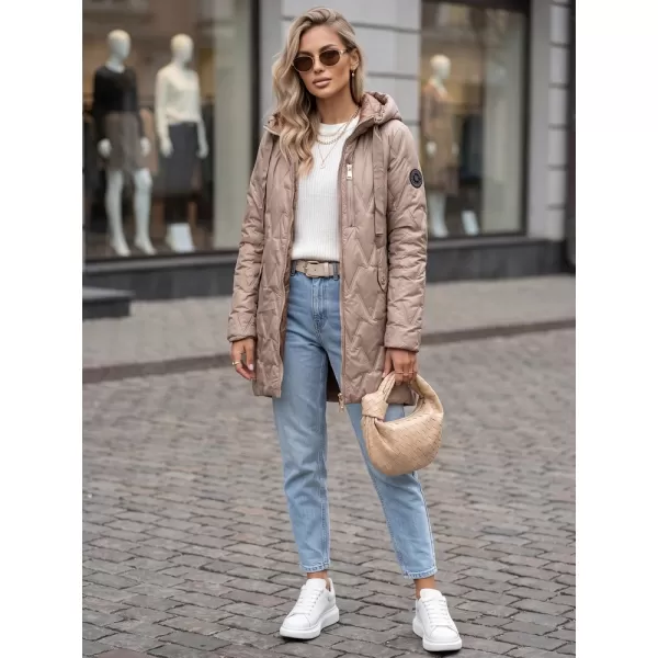  Női kabát DSTREET TY5767 BÉZS 