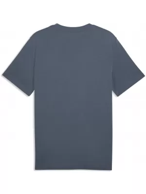 Férfi póló PUMA GRAPHICS 2 COLOR SMALL NO. 1 LOGO TEE 68471737 ESTI KÉK