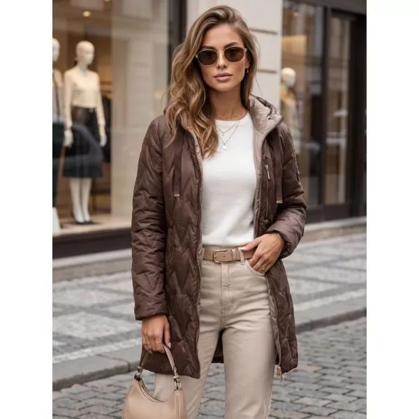  Női kabát DSTREET TY5769 BARNA 