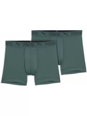 Férfi boxerek PUMA SPORT MICROFIBER BOXER 2P 93552016 ZÖLD