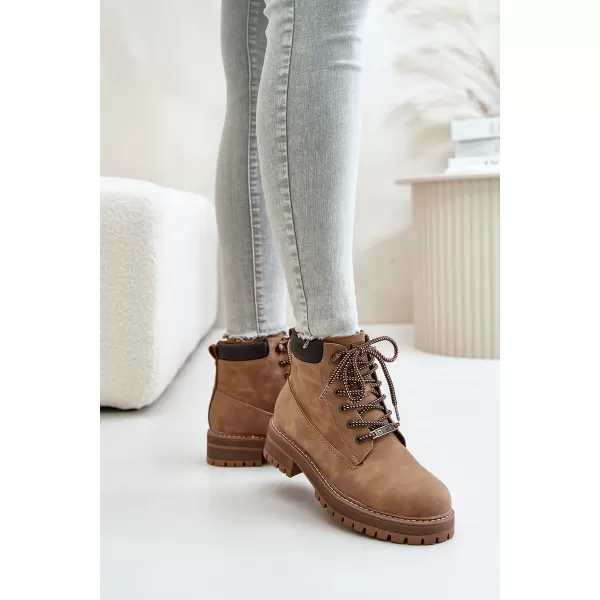  Női csizma BIG STAR SHOES OO274A289 BARNA/BÉZS 