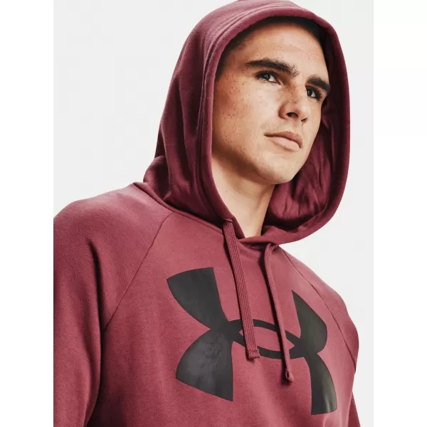  Férfi pulóver UNDER ARMOUR RIVAL FLEECE BIG LOGO HD 1357093-652 PIROS 