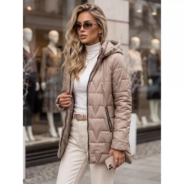 Női kabát DSTREET TY5793 KARAMELLA 