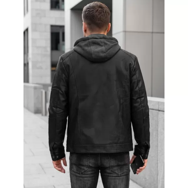  Férfi dzseki DSTREET TX5147 FEKETE 