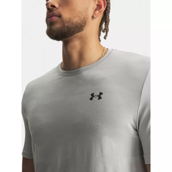  Férfi póló UNDER ARMOUR VANISH ELITE SMLS SS CAMO 6010589-069 SZÜRKE 