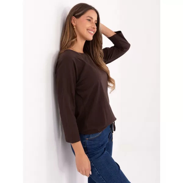  Női blúz BASIC FEEL GOOD RV-BZ-4691.40P SÖTÉTBARNA 